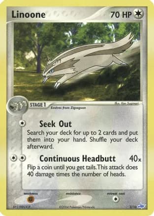 Linoone — EX Trainer Kit 1: Latias & Latios