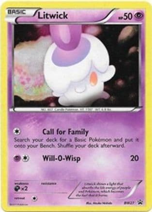 Litwick - BW27 — Black and White Promos Pokémon TCG card by Atsuko Nishida