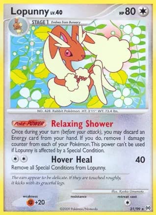 Lopunny — Arceus Pokémon TCG card by Kyoko Umemoto