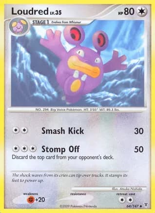 Loudred — Supreme Victors Pokémon TCG card by Atsuko Nishida