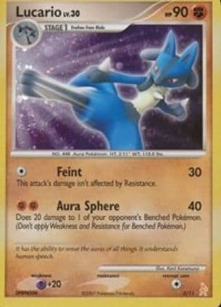 Lucario — DP Trainer Kit: Manaphy & Lucario