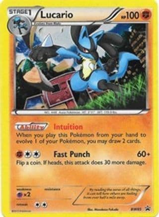 Lucario - BW85 — Black and White Promos Pokémon TCG card by Mitsuhiro Arita