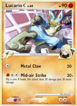 Lucario C — Supreme Victors Pokémon TCG card by kawayoo
