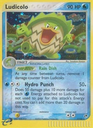 Ludicolo — Sandstorm Pokémon TCG card by Anesaki Dynamic