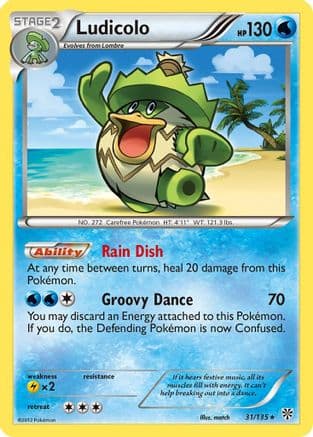 Ludicolo — Plasma Storm Pokémon TCG card by match