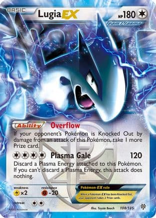 Lugia EX (Team Plasma) — Pokémon TCG card