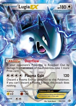 Lugia EX (Team Plasma) — Pokémon TCG card