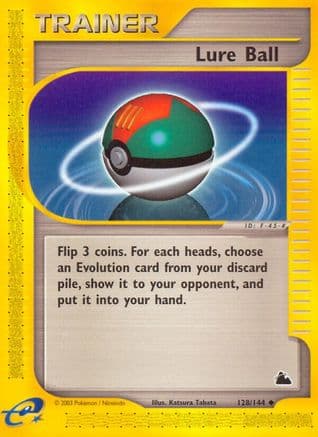 Lure Ball — Skyridge Pokémon TCG card by Katsura Tabata