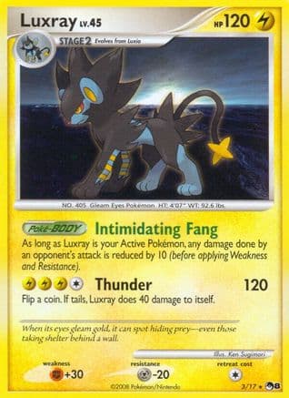 Luxray — POP Series 8 Pokémon TCG card by Ken Sugimori