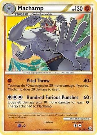 Machamp — Triumphant Pokémon TCG card by Anesaki Dynamic