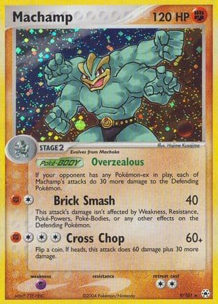Machamp — Hidden Legends Pokémon TCG card by Kouki Saitou
