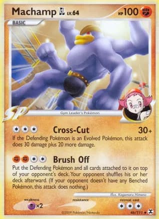 Machamp GL — Rising Rivals Pokémon TCG card by Kagemaru Himeno