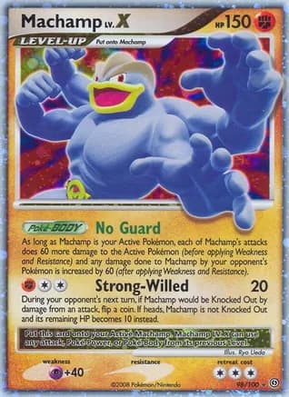 Machamp LV.X — Stormfront