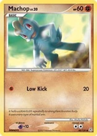 Machop — Diamond and Pearl Pokémon TCG card by Yuka Morii