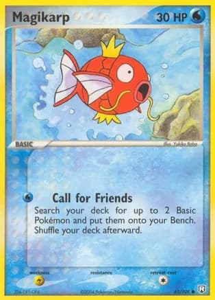 Magikarp — EX Team Rocket Returns Pokémon TCG card by Tomokazu Komiya