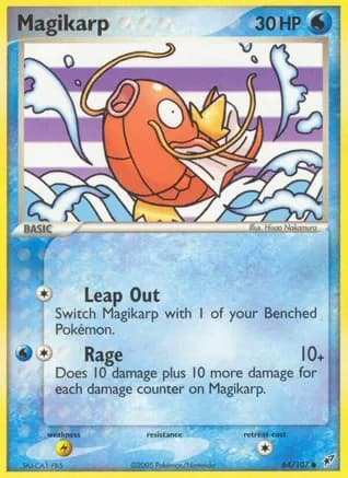 Magikarp — EX Deoxys Pokémon TCG card by Hisao Nakamura