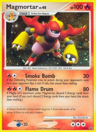 Magmortar - DP20 — Diamond and Pearl Promos Pokémon TCG card by Daisuke Ito