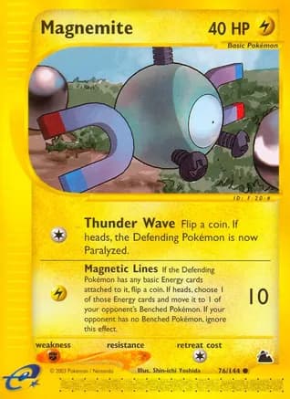 Magnemite — Skyridge Pokémon TCG card by Shin-ichi Yoshida