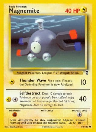 Magnemite — Legendary Collection Pokémon TCG card by MAHOU
