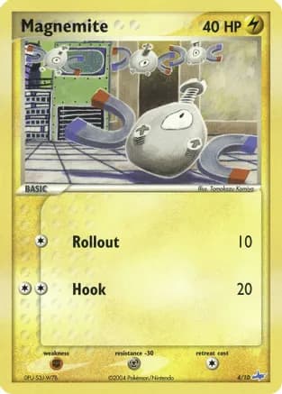 Magnemite — EX Trainer Kit 1: Latias & Latios Pokémon TCG card by Tomokazu Komiya