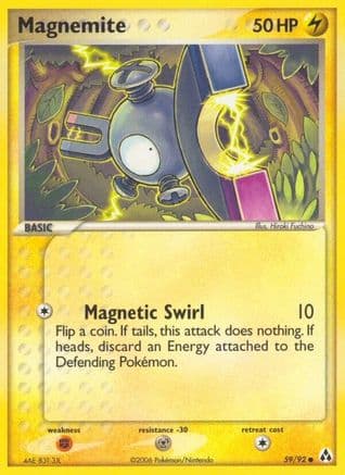 Magnemite — Legend Maker Pokémon TCG card by Hiroki Fuchino