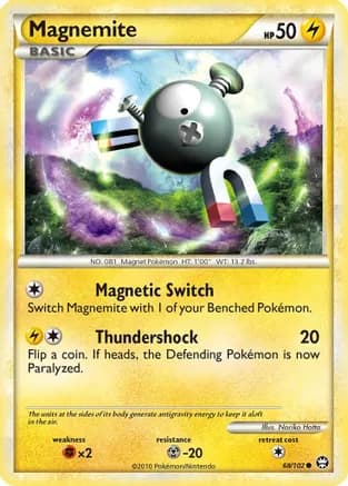 Magnemite — Triumphant Pokémon TCG card by Suwama Chiaki