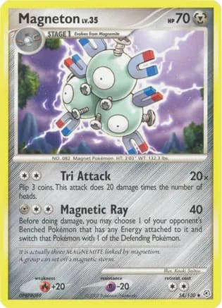Magneton — Diamond and Pearl Pokémon TCG card by Kouki Saitou