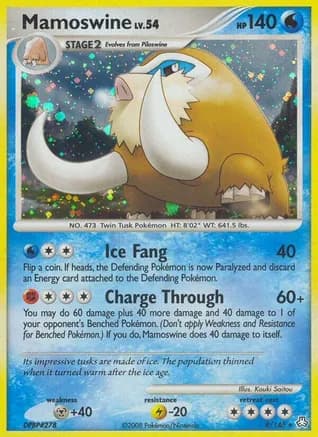 Mamoswine — Legends Awakened Pokémon TCG card by Kouki Saitou