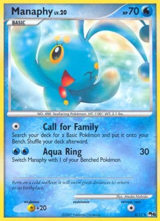 Manaphy — POP Series 6 Pokémon TCG card by Masakazu Fukuda