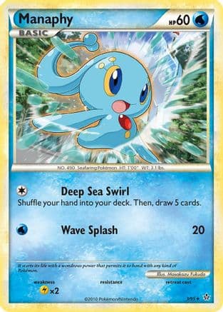 Manaphy — Unleashed Pokémon TCG card by Masakazu Fukuda