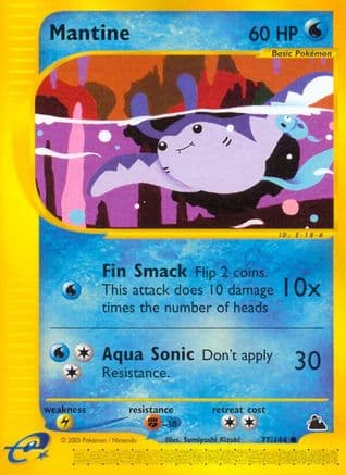 Mantine — Skyridge Pokémon TCG card by Sumiyoshi Kizuki