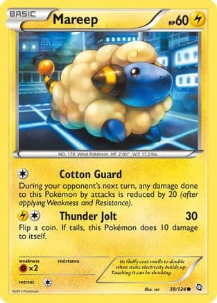 Mareep — Dragons Exalted Pokémon TCG card by Eri Yamaki