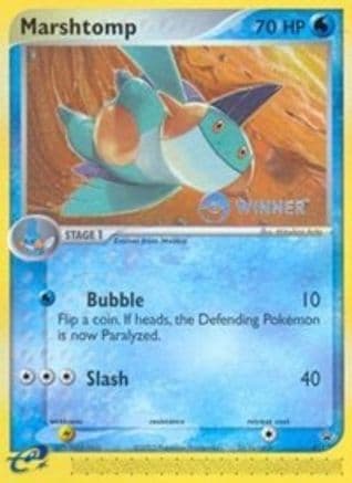 Marshtomp - 011 (e-League) [Winner] — Nintendo Promos Pokémon TCG card by Mitsuhiro Arita