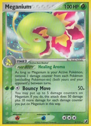 Meganium — EX Unseen Forces Pokémon TCG card by Atsuko Nishida