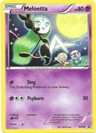 Meloetta - BW68 — Black and White Promos