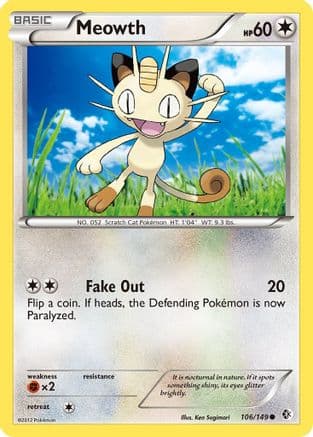 Meowth — Boundaries Crossed Pokémon TCG card by Uninori