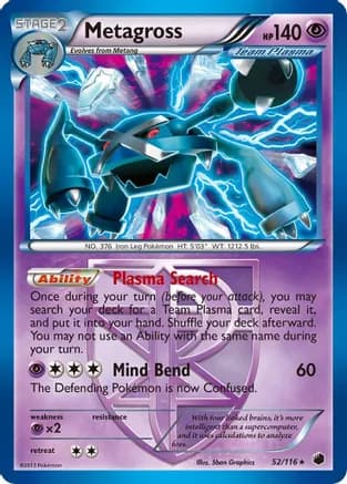 Metagross (Team Plasma) — Plasma Freeze
