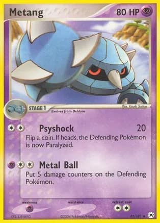 Metang - 43/101 — EX Hidden Legends Pokémon TCG card by Kouki Saitou