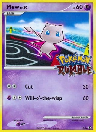 Mew — Rumble Pokémon TCG card by Pokemon Rumble