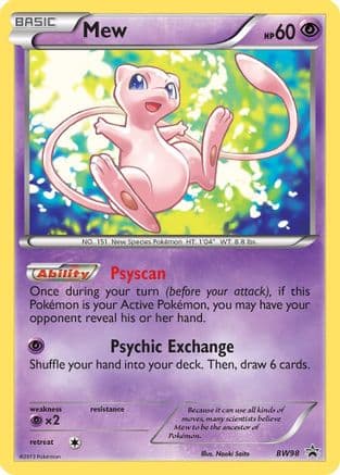 Mew - BW98 — Black and White Promos Pokémon TCG card by Naoki Saito