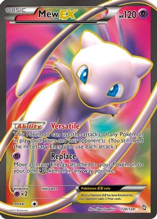 Mew EX (120 Full Art) — Pokémon TCG card