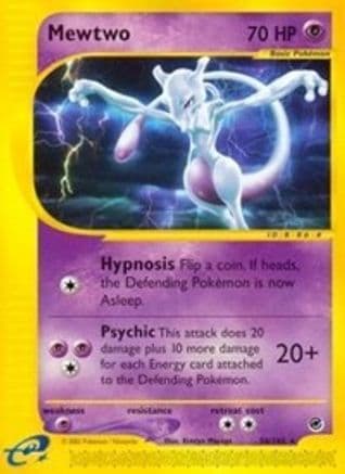 Mewtwo (56) — Expedition Pokémon TCG card by Kimiya Masago