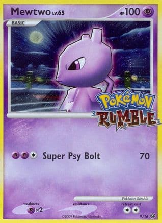 Mewtwo — Rumble Pokémon TCG card by Pokemon Rumble