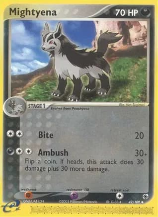 Mightyena - 42/109 — EX Ruby and Sapphire