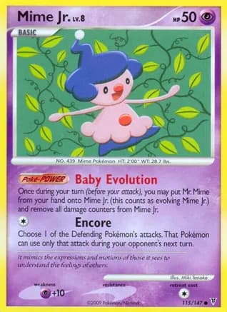 Mime Jr. — Supreme Victors Pokémon TCG card by Miki Tanaka