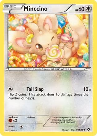 Minccino — Legendary Treasures: Radiant Collection Pokémon TCG card by sui
