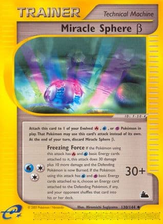 Miracle Sphere Beta — Skyridge Pokémon TCG card by Hiromichi Sugiyama