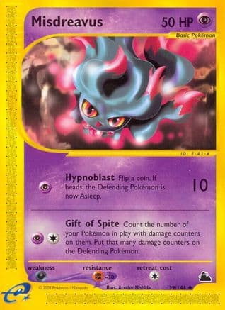 Misdreavus — Skyridge Pokémon TCG card by so-taro