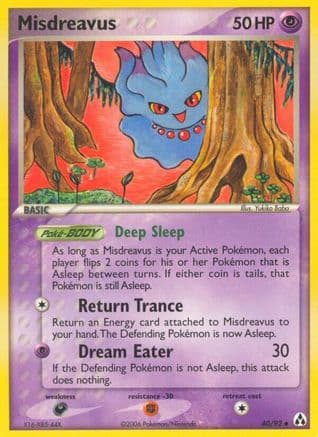 Misdreavus — Legend Maker Pokémon TCG card by Yukiko Baba