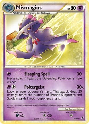 Mismagius — Call of Legends Pokémon TCG card by Suwama Chiaki